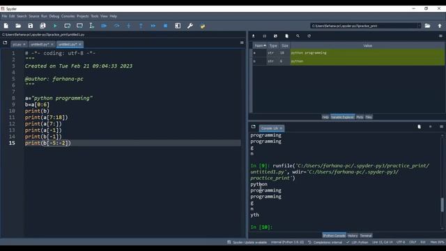 String in Python смотреть онлайн