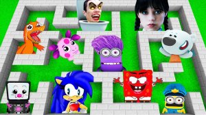 БЕСКОНЕЧНЫЙ ЛАБИРИНТ в МАЙНКРАФТ ЗОМБАК