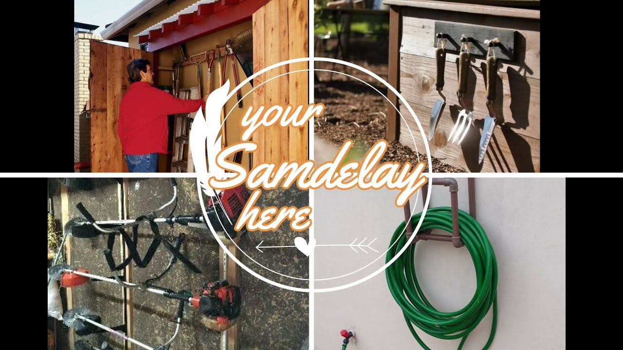 Хранение садовых инструментов и инвентаря. Storage Of Garden Tools And Equipment