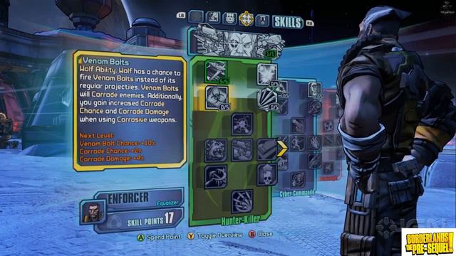Borderlands The Pre Sequel | Wilhelm The Enforcer | Action Skill and Skill Tree смотреть онлайн