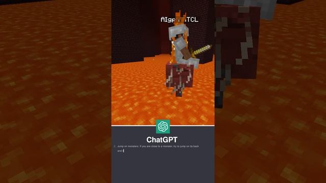 Does ChatGPT AI know how to Survive Lava in Minecraft? смотреть онлайн