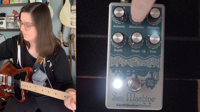 Earthquaker Devices Sea Machine V3 Demo and Review on Guitar and Bass смотреть онлайн