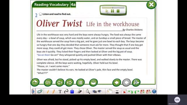 Excel 6 Module 4 ex 2 p 42 Oliver Twist Listen and read смотреть онлайн