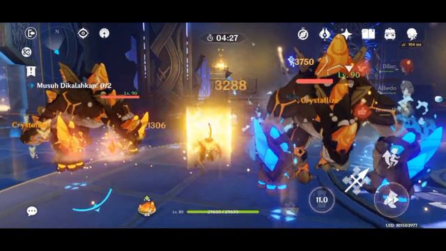 Test Genshin Impact di Redmi Note 9 (Custom Rom) | Genshin Impact смотреть онлайн