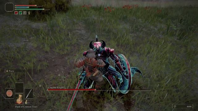 Crucible Knight parry only - Elden Ring смотреть онлайн