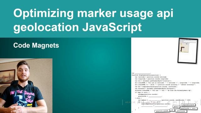 Optimizing marker usage api geolocation JavaScript смотреть онлайн