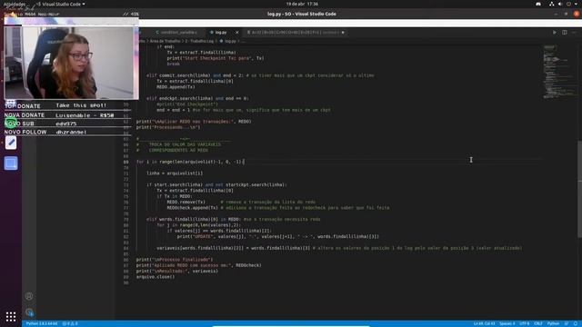Implementação Log REDO com checkpoint em python смотреть онлайн