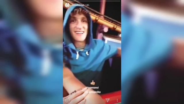 #CHLOGAN making bread.NEW LOGAN PAUL CHLOE Instagram stories. смотреть онлайн