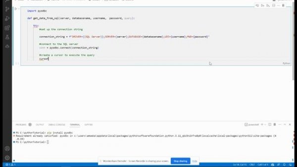 Python SQL Database Tutorial: Connecting and Querying Data | Step-by-Step Guide
