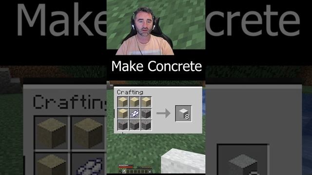 Minecraft 1.19: how to make white concrete смотреть онлайн