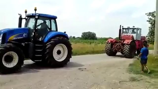 Т 150 vs New Holland T8030 смотреть онлайн