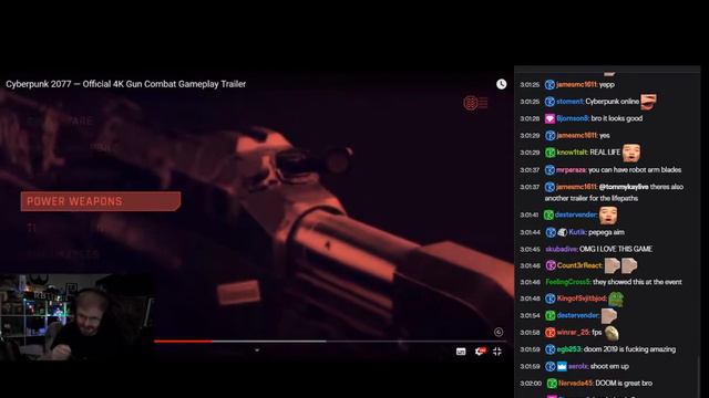 TommyKay reacts to ''Cyberpunk 2077 — Official 4K Gun Combat Gameplay Trailer'' смотреть онлайн
