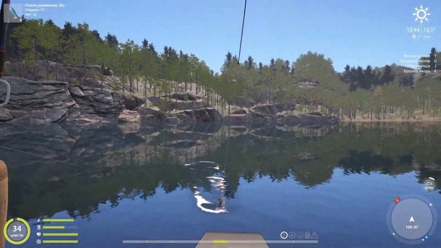 Русская рыбалка 4 -оз.Куори- проверяем клев 03.11.22 смотреть онлайн