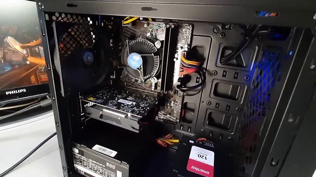 Сборка 3100 _40200₽_ i5 10400F / 16Gb / ssd 120Gb / RX 550 4Gb / 500W / Aerocool Bolt mini TG смотреть онлайн