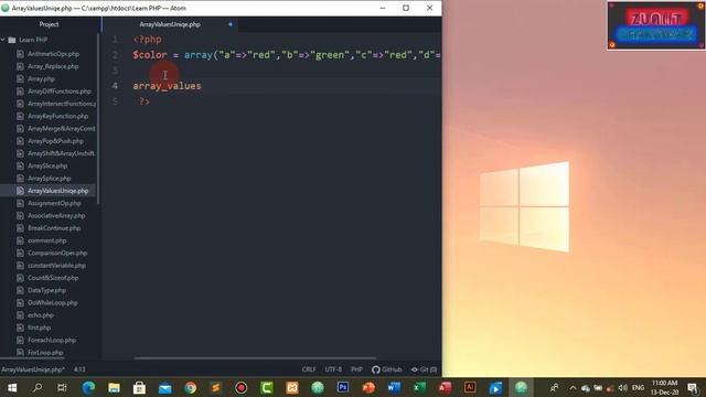 How to Learn about PHP Array Values Array Unique Part-49 by Zain Ul Abideen IIT Chakswari смотреть онлайн