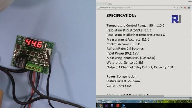 How to use W1209 Temperature relay controller and program the thermostat смотреть онлайн