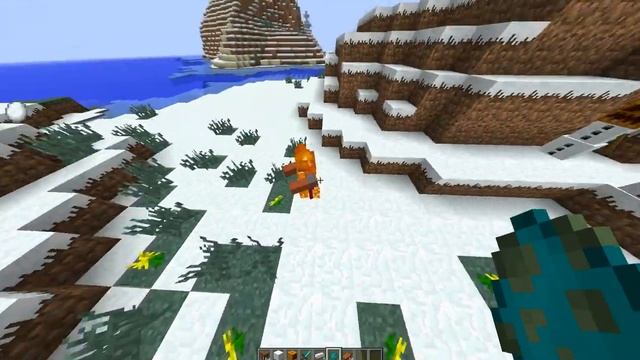 Как сделать Снеговика в майнкрафт смотреть онлайн