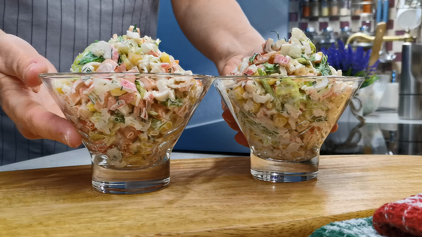 Этот САЛАТ ем все лето! Готовить всего 5 МИНУТ, просто, быстро, вкусно! Салат легкий и полезный! смотреть онлайн