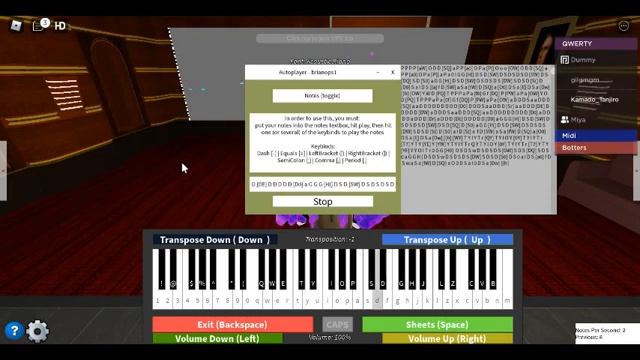 Roblox Piano [ Toxic ] Full Sheets смотреть онлайн