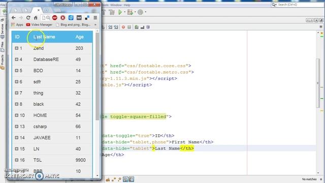 FooTable Tutorial : How To Create Responsive Html Table Using FooTable [ with source code ] смотреть онлайн