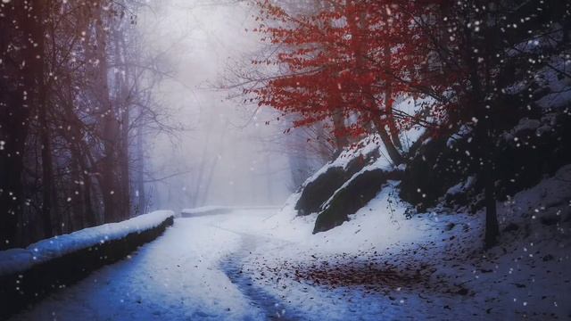 (4K) 1 Hours of Winter Wonderland + Calming Piano Music Click for Relaxation, stress relief [UHD] смотреть онлайн