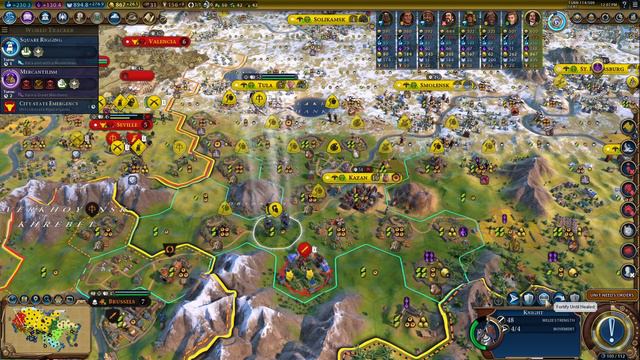 Turn 196 Science Victory│Russia Work Ethic Strategy│Deity│Civilization VI: New Frontier Pass│Ep 5/7 смотреть онлайн