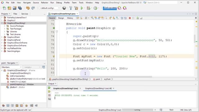 #java #drawstring #graphics смотреть онлайн