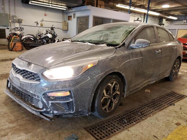 3KPF24AD1KE136175 KIA FORTE FE 2019 GRAY
