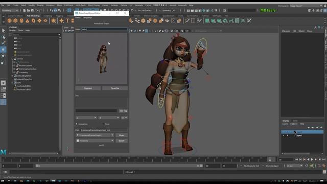 Animation Curve Library (UI Intro in Maya) смотреть онлайн