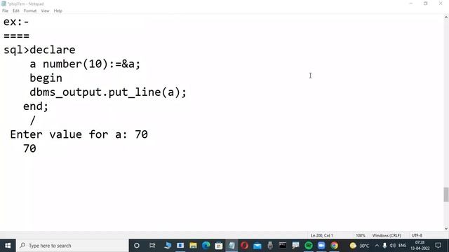 PL/SQL tutorials || Demo - 3 || by Mr. Murali On 13-04-2022 @7AM IST смотреть онлайн