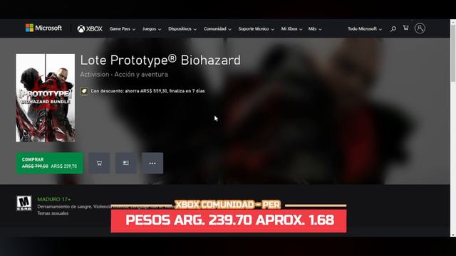 XBOX COMUNIDAD - PER "OFERTAS ADELANTAS" смотреть онлайн