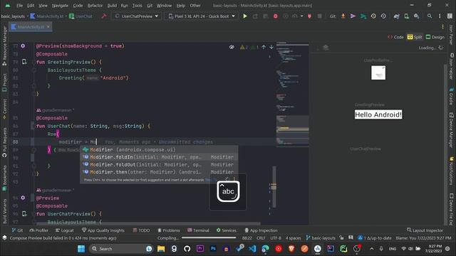 #4 LAYOUTING [MODIFIER] - BELAJAR ANDROID JETPACK COMPOSE смотреть онлайн