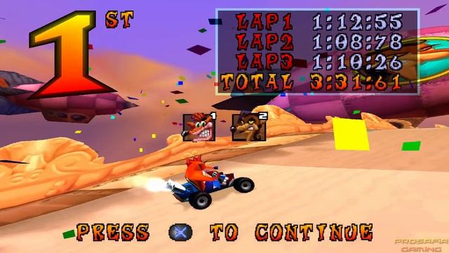 Crash Team Racing - All Boss Races + Cutscenes смотреть онлайн