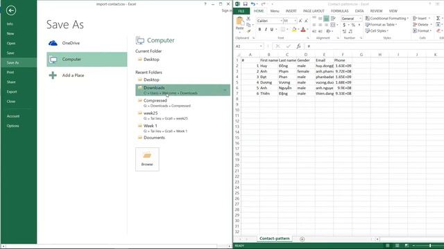 HDSD| Thêm danh bạ từ file CSV смотреть онлайн