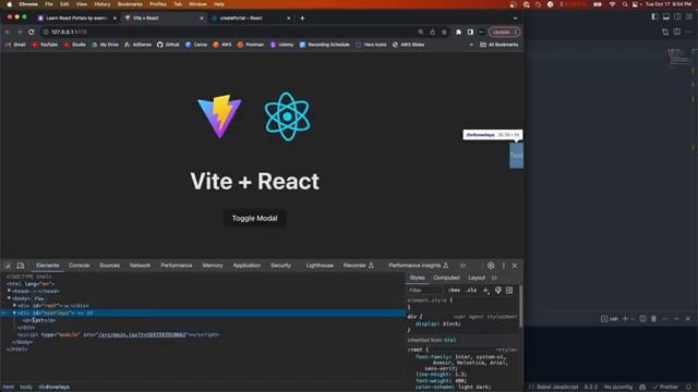 Create a Modal With React Portals смотреть онлайн