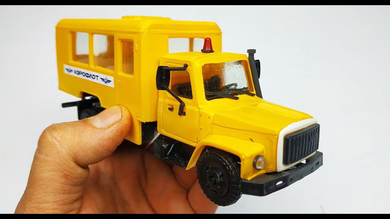 Модель грузовика ГАЗ-3309 Вахта Аэрофлот масштаб 1/43 Компаньон распаковка и обзор! Про машинки.