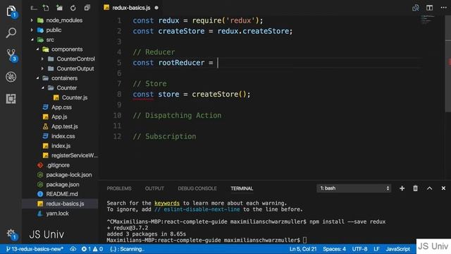 Redux for Beginners easy way - Part - 5 - What is redux store and reducer? Deep understanding смотреть онлайн