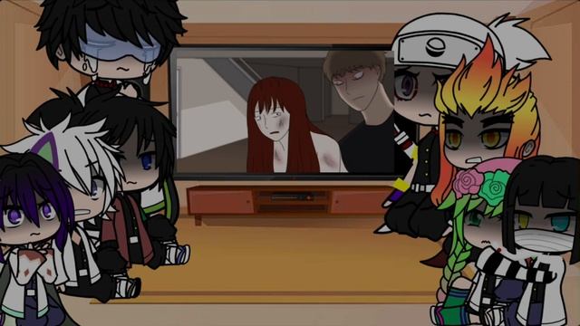 hashiras react to scary story animated(demon slayer)|wansee entertainment| смотреть онлайн