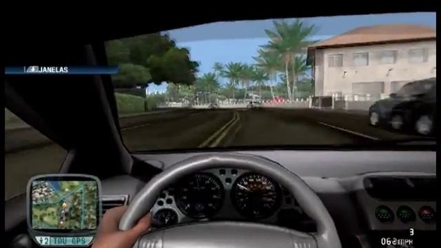 Test Drive Unlimited na GEForce 7300GT 256MB смотреть онлайн