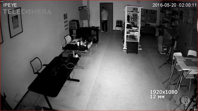 Тестовая видеозапись с IP камеры IPEYE-DA2-SUR-2.8-12-01