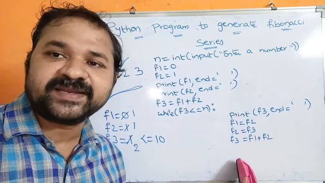 Fibonacci Series up to n terms in Python || Program to generate fibonacci series upto n terms смотреть онлайн