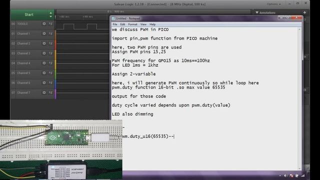 Raspberry pi PICO Tutorial part-2 || PWM || Windows || Micropython || Thonny IDE || Tamil смотреть онлайн