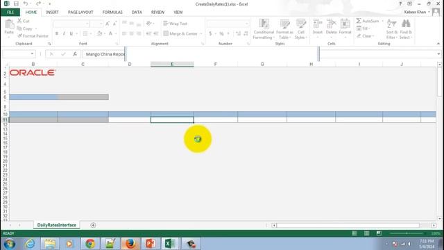 How to upload Daily Rates using Excel based ADI (Oracle Fusion Applications 11g) смотреть онлайн
