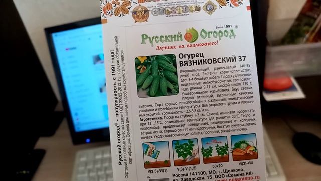 Хорошие Огурчики "ВЯЗНИКОВСКИЕ" для Засолки. Буду выращивать в Открытом Грунте. 15 февраля 2022г смотреть онлайн