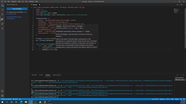 PYQT Tutorial: Realtime Data Base and GUI (Firebase + PYQT5) смотреть онлайн