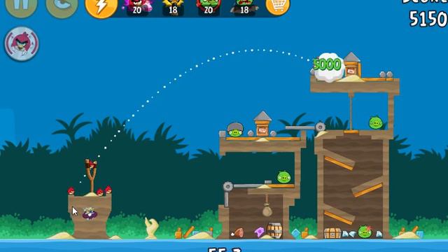 Random Angry Birds 5.0.1 Mod Gameplay смотреть онлайн