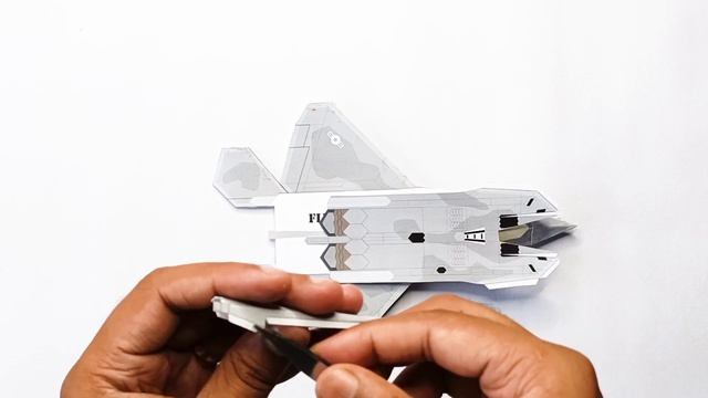 How To Make F22 Raptor Aircraft From Paper