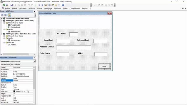 Excel VBA - Comment utiliser la ListBox dans un Formulaire (Module 1) смотреть онлайн