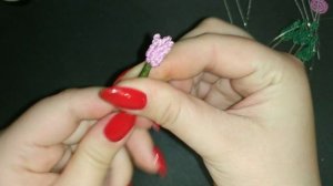 МК Кустовая Роза из бисера