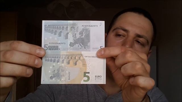 Новая купюра достоинством 5 евро. Die neue 5 Euro Banknote. смотреть онлайн